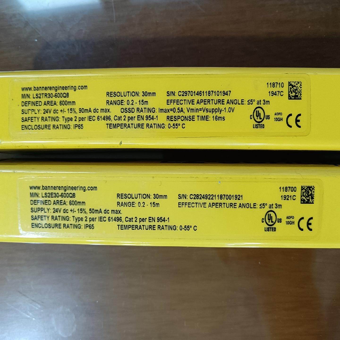 【请询价】BANNER邦纳安全光幕LS2TP30-600Q88