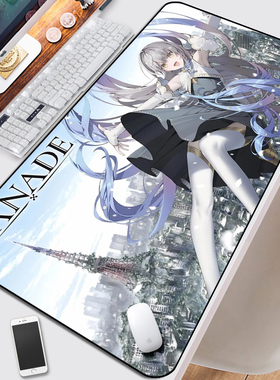 KANADE 奏 伊织 美纪 美少女谷子鼠标垫动漫周边定制滑鼠键盘桌垫