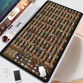 Starve同款 饥荒食谱鼠标垫Don 带属性攻略食材秘籍地图周边桌垫