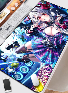 沙花叉库洛艾鼠标垫沙花叉克萝伊Sakamata Chloe卡牌书桌游键盘垫