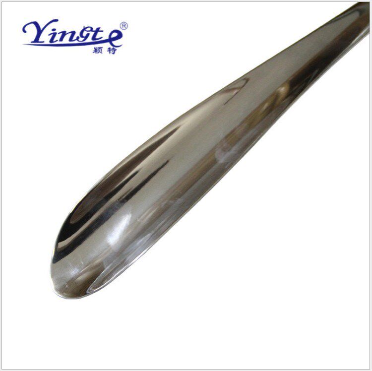 STAINLESS STEEL SHOEHORN METAL SHOEHORN SLIPPER SHOELACE DEVICE CAN BE HUNG ELONGATED SHOEHORN NON-BENDING SHOEHORN WHOLE