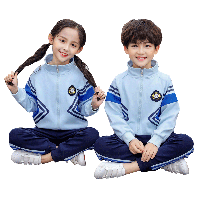 幼儿园园服春秋老师中学男女儿童运动服校服套装学院风小学生班服