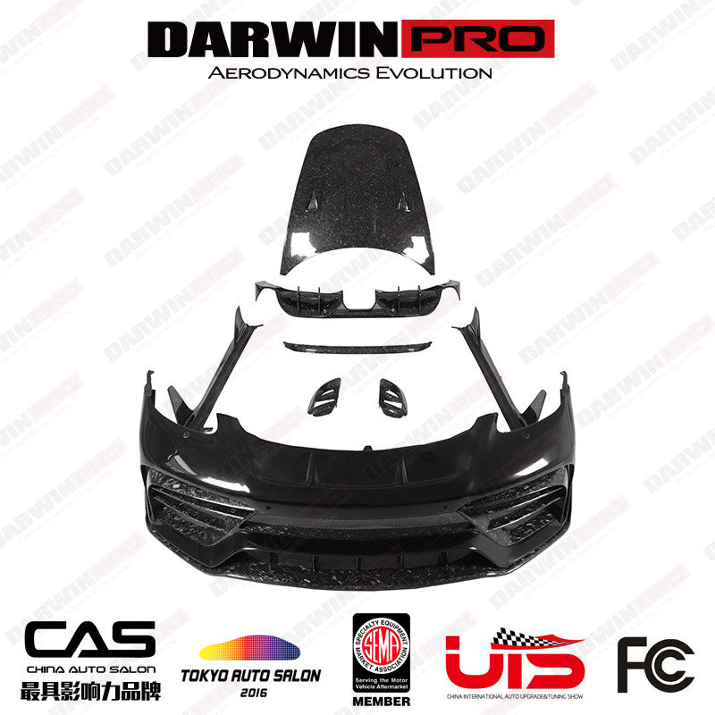 DarwinPRO 保时捷718 Cayman boxster STUTTMATE 改装碳纤维包围