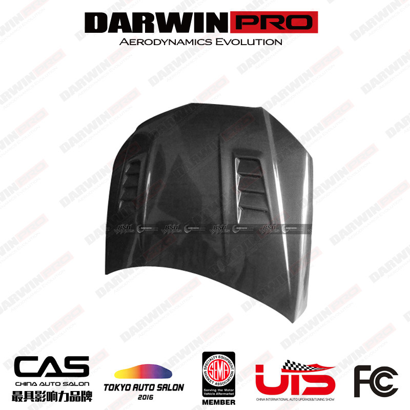 DarwinPRO奔驰C级W204C180 C200改装包围DTM碳纤维发动机盖引擎盖