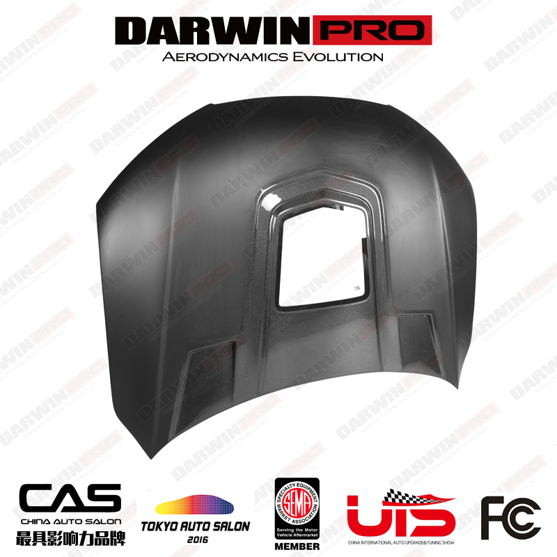 DarwinPRO 奥迪A7 S7 RS7 BlackSails 改装透明玻璃碳纤维机盖