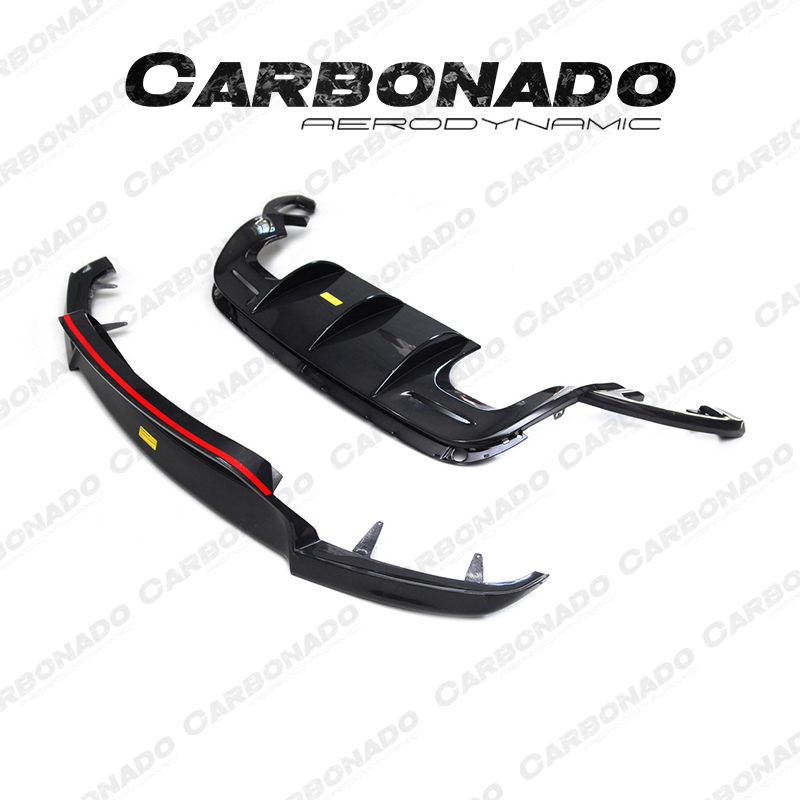 Carbonado宝马X6M X5 ME70 E71 Vorsteiner 改装包围碳纤维前后唇