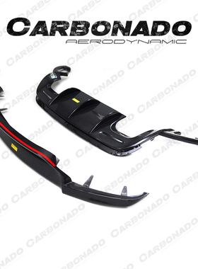 Carbonado宝马X6M X5 ME70 E71 Vorsteiner 改装包围碳纤维前后唇