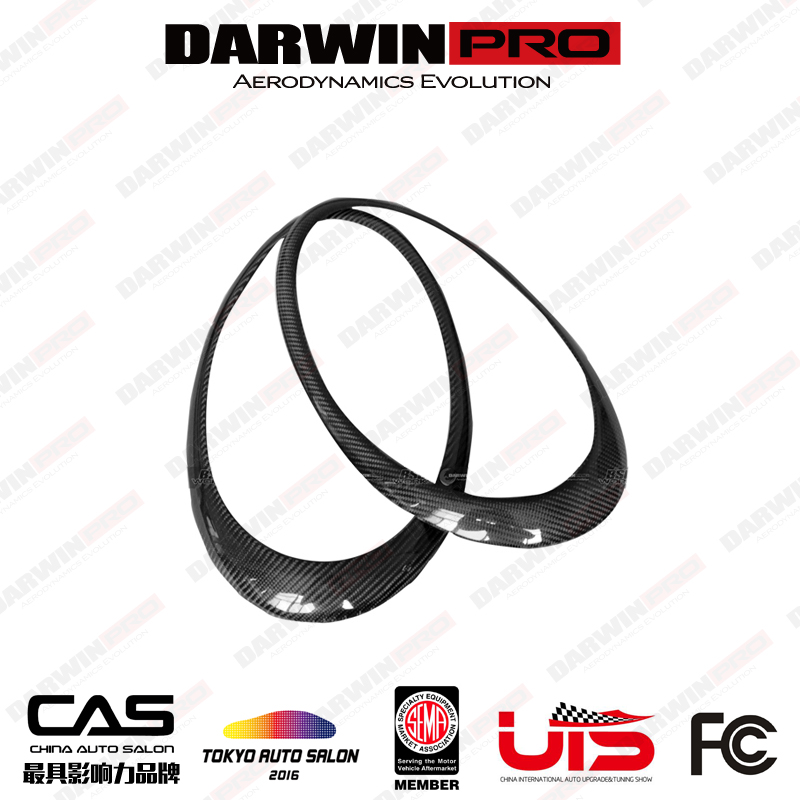 DarwinPRO 保时捷911 991.1 改装包围 热压干碳纤维 灯眉