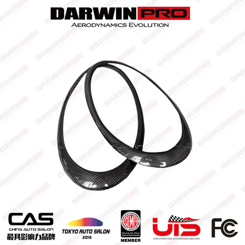 DarwinPRO 保时捷911 991.1 改装包围 热压干碳纤维 灯眉