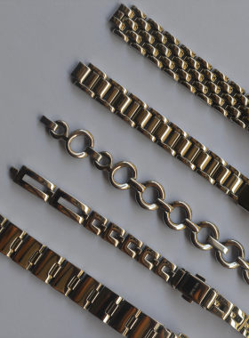 不锈钢金属手表带凸口8MM6MM3MM