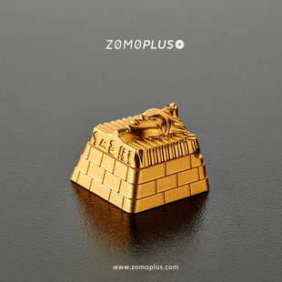 ZOMO原创设计 法老 个性创意金属 定制透光键帽手办 电脑周边