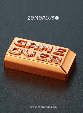 ZOMO 像素游戏风 GAMEOVER 退格键 机械键盘键帽个性金属键帽