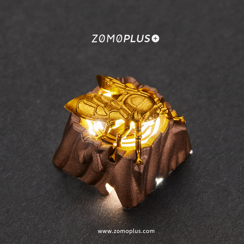 ZOMO原创设计 神话动物系列复刻 金蝉蜘蛛狮子金蛇 透光金属键