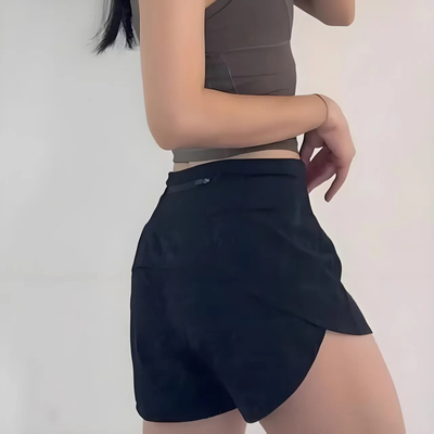 lulu瑜伽短裤女夏季运动五分裤