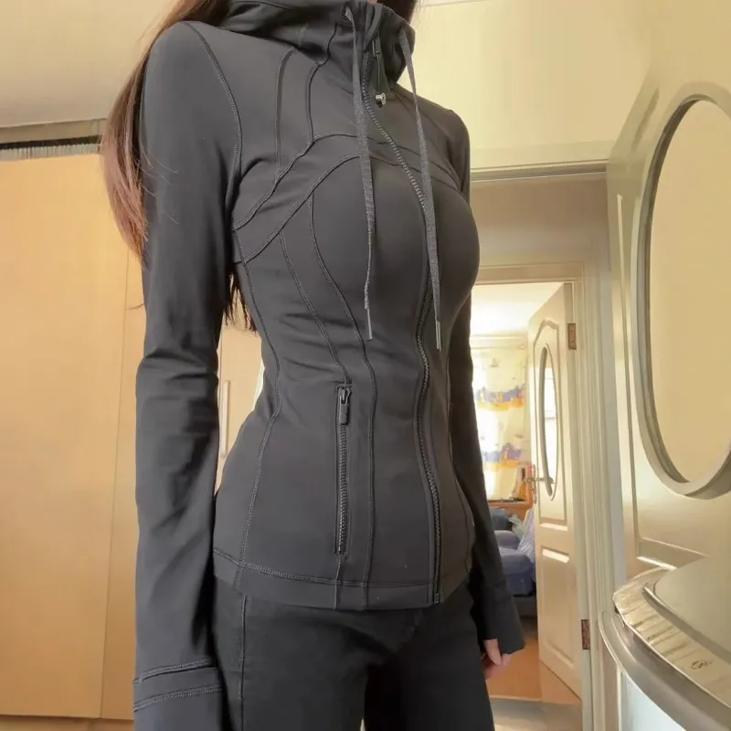 代购LULU瑜伽外套女Define夹克