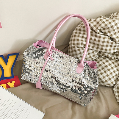 ZATZ潮酷亮片大包辣妹风托特包