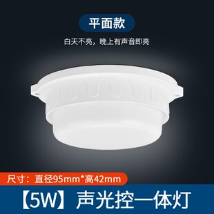 声光控人体感应吸顶灯玄关走廊阳台灯楼梯过道灯家用雷达智能照明