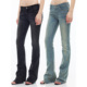 JelloJeans Low rise Mini Flare进口土耳其棉微弹低腰牛仔裤