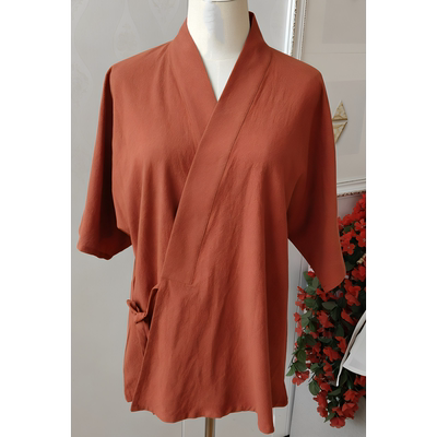 遥知对交穿棉半袖夏季日常通勤