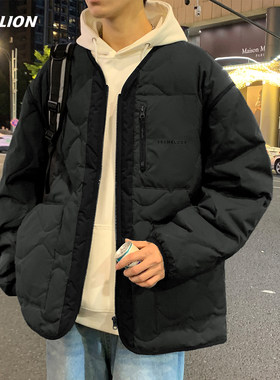 唐狮韩版宽松百搭男士保暖羽绒服