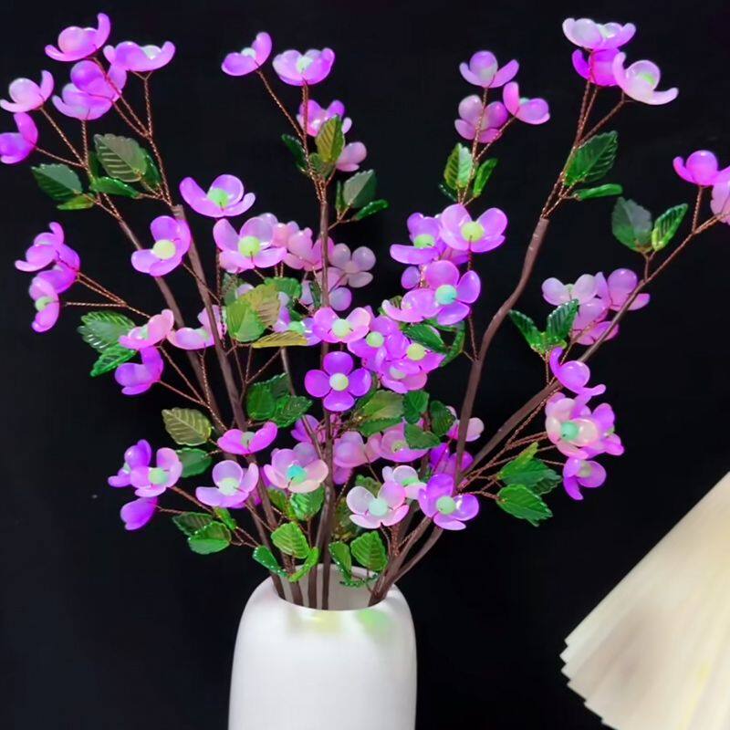 新款富贵梨花全套材料包手工diy串珠花束2023客厅餐桌摆件装饰品