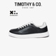 牛皮板鞋 黑色男鞋 TIMOTHY＆CO．贝壳鞋 轻便舒适休闲鞋 XL鞋 底