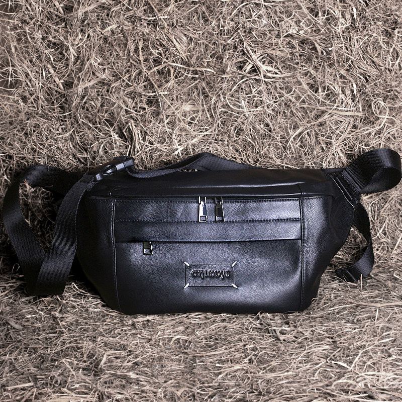 藏皮客大胸包女2026新款饺子包头层牛皮骑行斜肩背包真皮男斜挎包,箱包皮具/热销女包/男包,胸包,淘宝优惠券,粉丝福利购,淘宝优惠卷