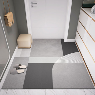 轻奢简约地垫入户门垫进门口脚垫pvc防水防滑免洗高端可裁剪垫子