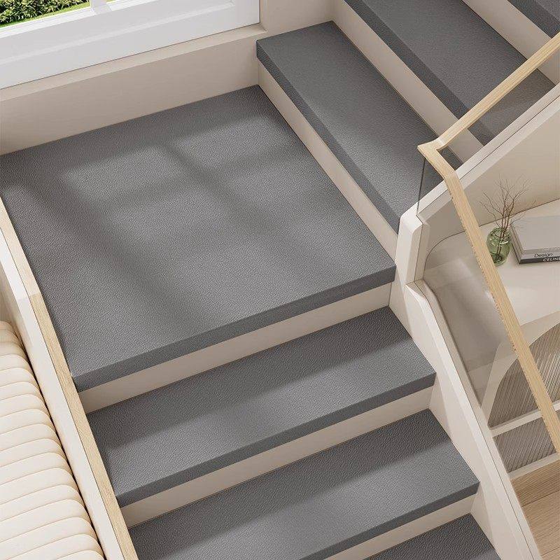 可折边自粘楼梯垫防滑皮革可擦免洗踏步垫台阶脚垫地毯阶梯式地垫,居家布艺,楼梯垫,淘宝优惠券,粉丝福利购,淘宝优惠卷