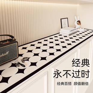 茶几桌布玄关垫子 轻奢高级感电视柜餐边柜桌垫台面保护垫2025新款