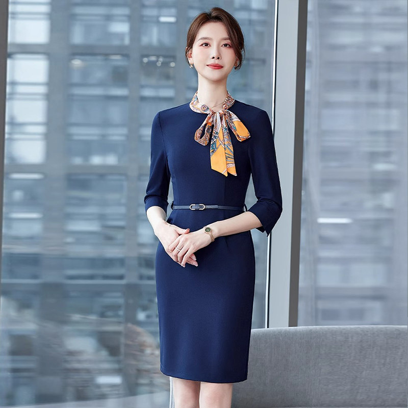 女神范美容院美容师工作服裙子