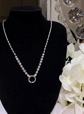 链子925银 意大利工艺新款银链可调节万能链子时尚日常百搭珠宝链