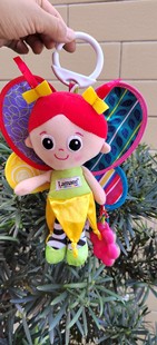 58包邮外贸美国多功能宝宝车床挂响纸摇铃玩偶婴儿玩具挂件