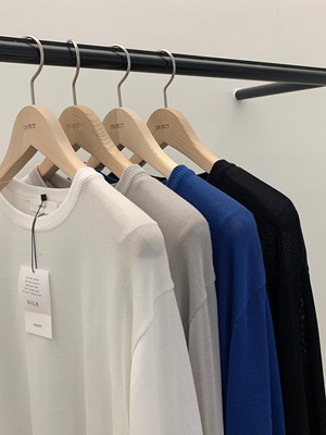 韩国OBJECT圆领长袖针织衫