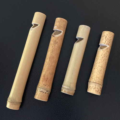 天然手工竹制儿童玩具肺活量练习