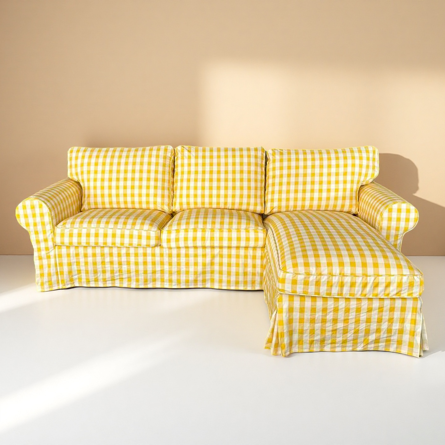 适用宜家爱克托双人和贵妃椅沙发套罩三人沙发套加贵妃椅全包罩套,居家布艺,沙发套,淘宝优惠券,粉丝福利购,淘宝优惠卷