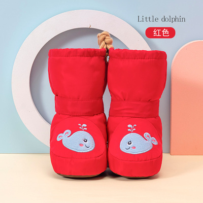 冬季婴儿鞋棉鞋高帮软底加厚