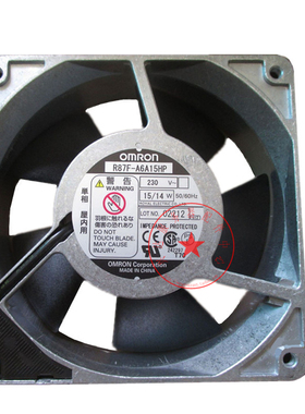 R87F-A4A/A6A15HP/LP R87F-A6A16H-WR 散热风扇12038 OMRON欧姆龙