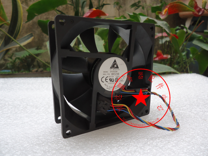 台达 9CM厘米9032机箱风扇 EFC0912BF 12V 0.6A WC236