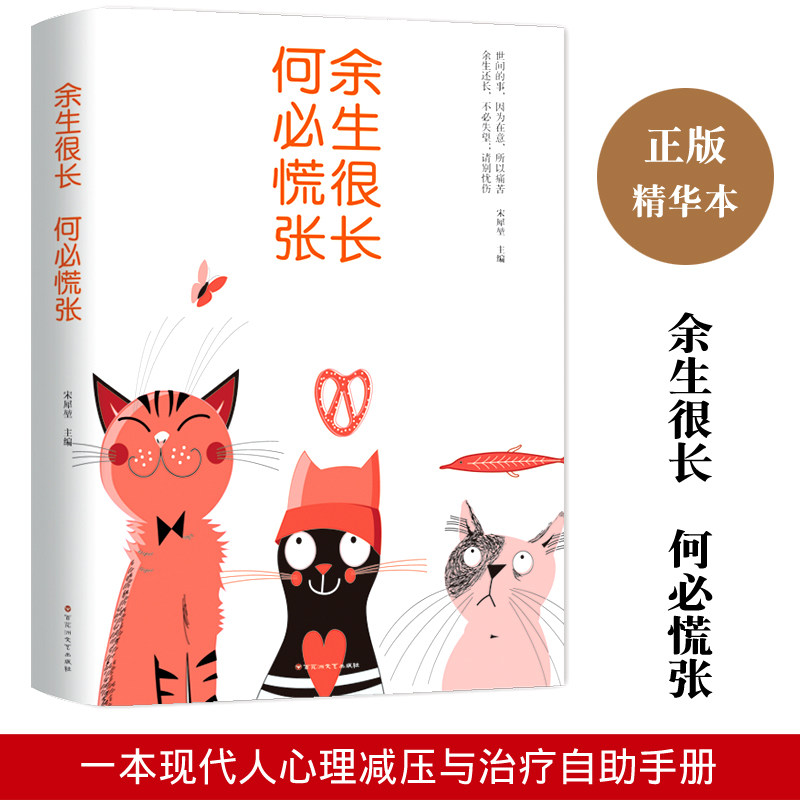 正版 余生很长何必慌张 世间事因为在意所以痛苦余生还长不必失望请别