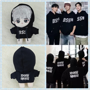 10cm15cm20cm娃衣seventeen权顺荣李硕珉徐明浩同款公仔连帽卫衣