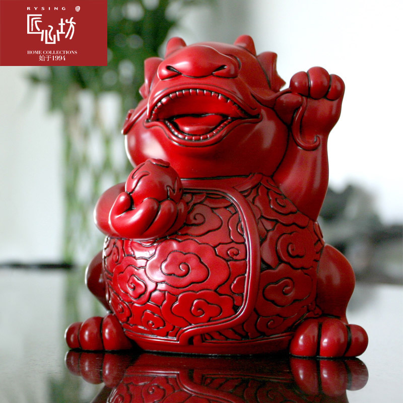 Ingenuity Square Chinese Zodiac Decoration Arts and Crafts Jixianglong Wishful Dragon lovely Chinese style classical decorate birthday giftin the Home accessories , Decoration  category - from Buy2taobao.com to provide professional Taobao agent buy service