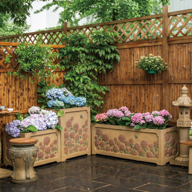 匠心坊庭院造景户外花箱长方形大花盆阳台种植箱花园花槽花池摆件