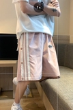 夏季男女宽松款五分裤个性撞色休闲运动百搭裤子7130-P35，男装休闲裤，电商B380（原B361）