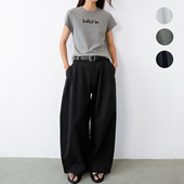 长裤 立体廓形微肌理感百搭独特休闲裤 女 量感杨桃裤 CHICCLO