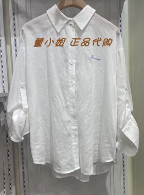 Z6Z04AS278 紫涵国内正品代购2026夏季新款天丝麻长袖防晒衬衫