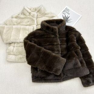 短外套8809 竹节貂百搭高端轻奢时尚 设计师新款 2025冬季