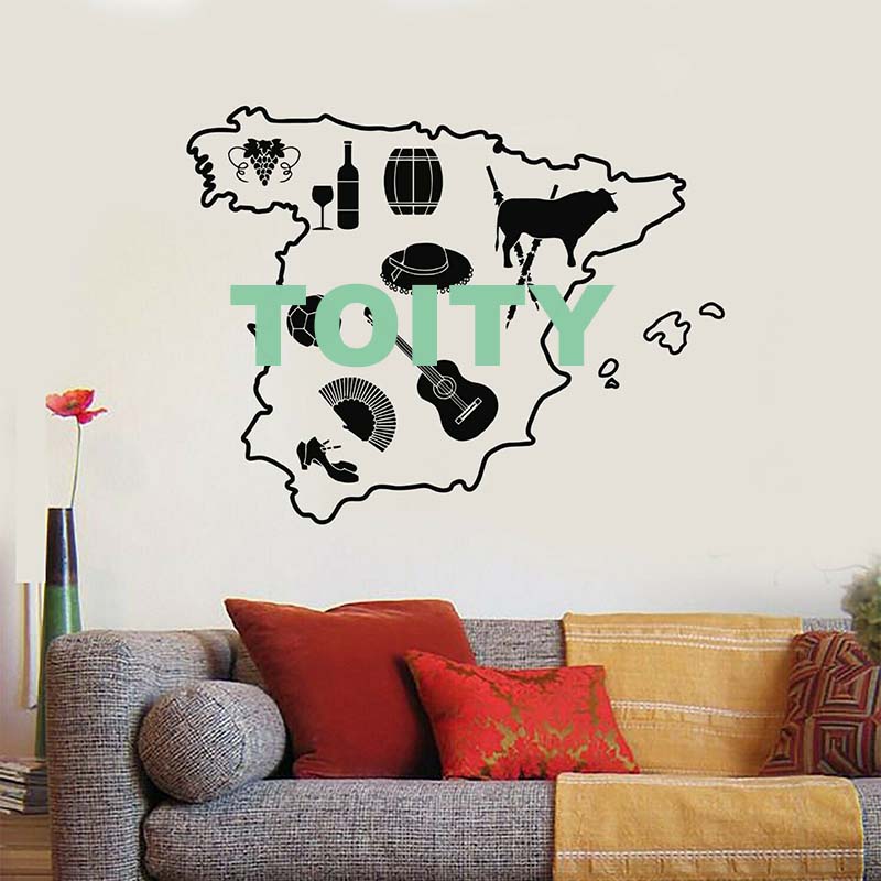 西班牙风景萨尔瓦多肖像画墙贴