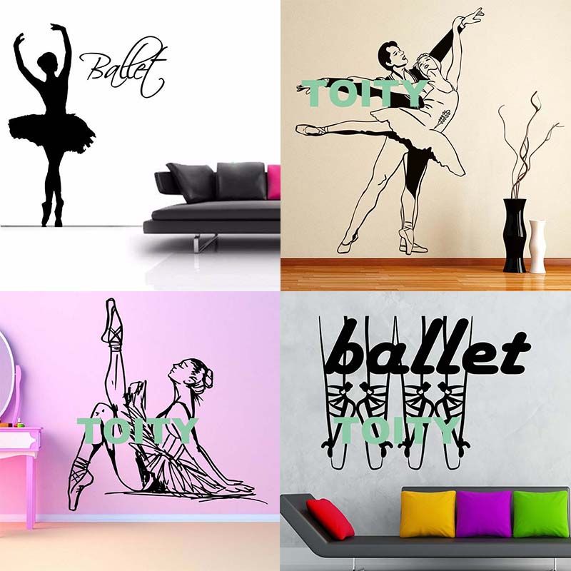 芭蕾舞者客厅装饰画电视背景墙