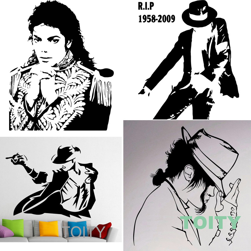 迈克尔michael流行天王装饰贴纸